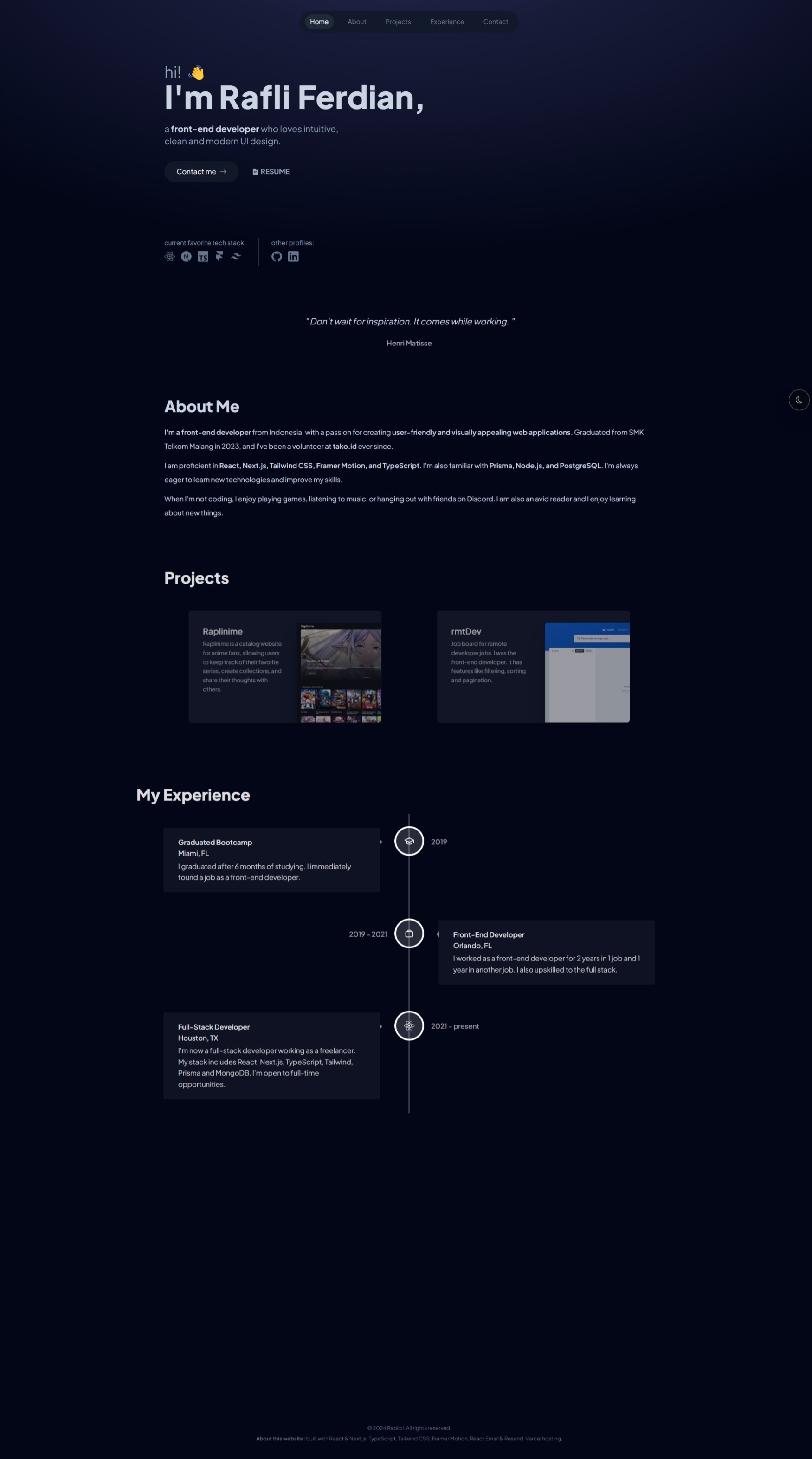 Portfolio Website